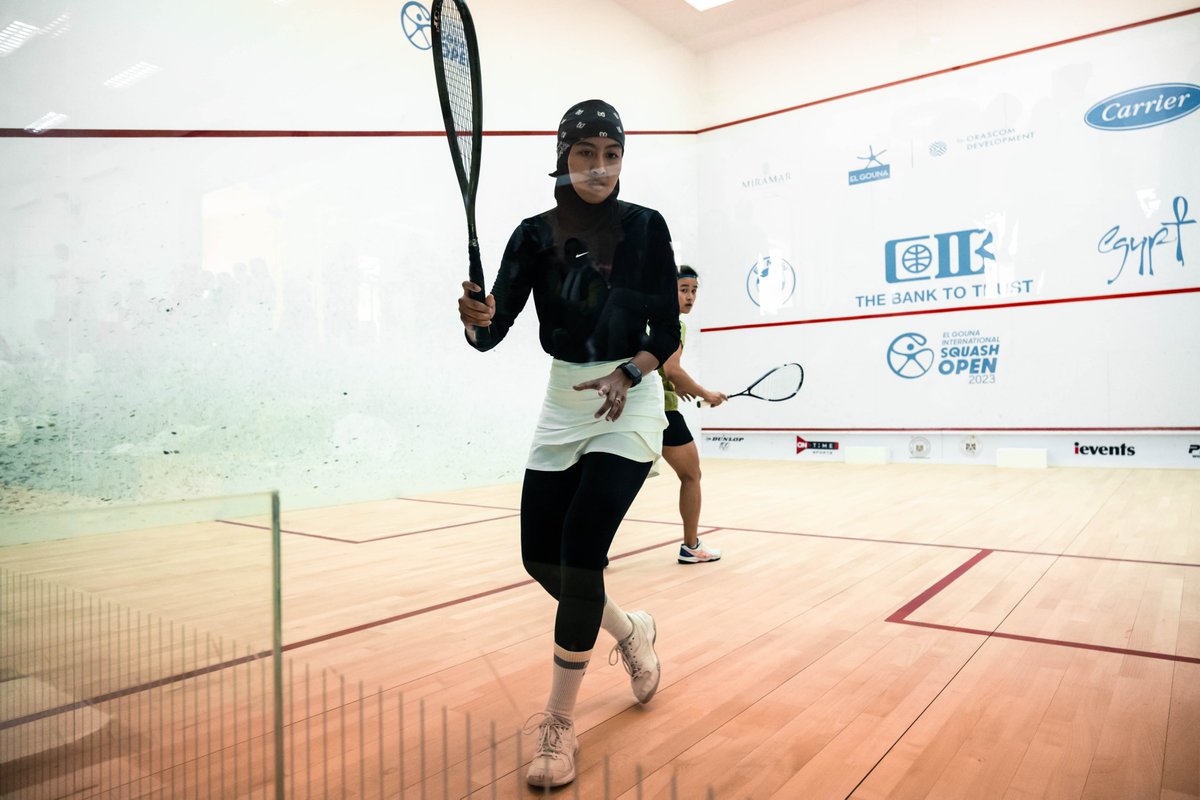 DunlopSquash's tweet photo. A hat-trick of victories for #TeamDunlop in round one of the @ElGounaSquash International! ✅✅✅

Well done, @Aifaazmann, @AEleinen and @EaiNYow! 👏

#ElGounaSquash https://t.co/Yb7eBfTb3r