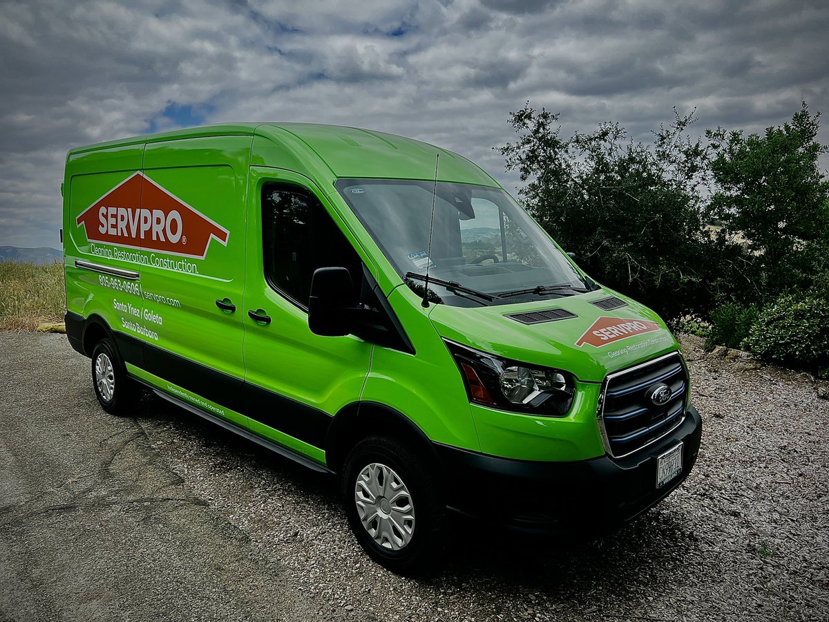 Finally got our all new fully electric Ford E-Transit in service ! <a href="/SERVPRO/">SERVPRO</a> <a href="/elonmusk/">Elon Musk</a> #FordETransit