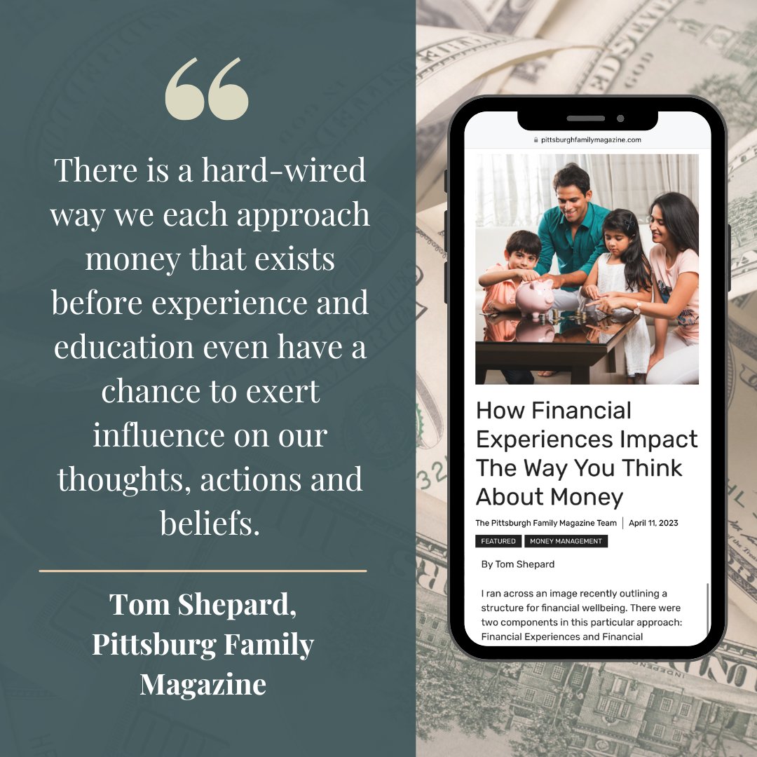 currency_camp's tweet photo. In our recent article with Pittsburg Family Magazine, I share that there is a hard-wired way we each approach money that exists before experience and education even have a chance to exert influence on our thoughts, actions and beliefs.

Read more: https://t.co/CRFLUjPbGc https://t.co/ghsdVgtwAz