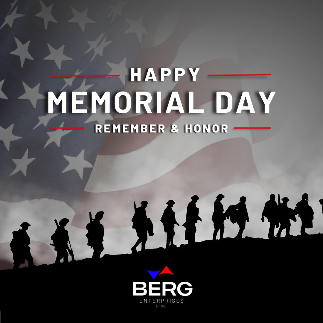 bergs1974's tweet photo. Happy #MemorialDay Day to all! 🇺🇸 Whatever your plans may be, be sure to take a moment to remember those who have made the ultimate sacrifice for our nation, and to thank those who continue to serve today!  #bergenterprises https://t.co/0QYY9CV30S