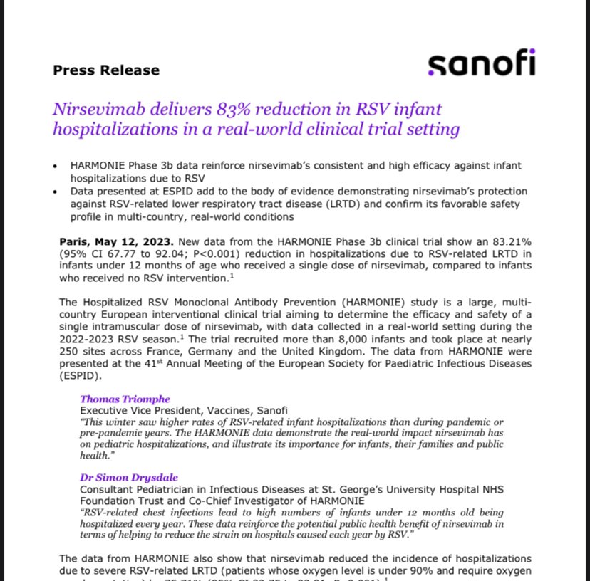 CharubhatiaENHT's tweet photo. @ENHertResearch 
Great work Neonatal team and Paediatric research team at Lister Hospital Neonatal unit for recruiting 100 neonates to the HARMONIE study on prevention of RSV infection in infants <12 months👏👏👏🎉 https://t.co/b7LoXnv4zq