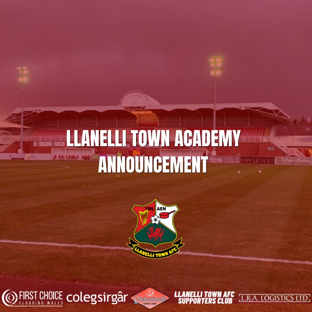 ⚽️ | 𝗔𝗖𝗔𝗗𝗘𝗠𝗬 𝗔𝗡𝗡𝗢𝗨𝗡𝗖𝗘𝗠𝗘𝗡𝗧

Big thankyou for signing up and attending our trials! All head coaches will be in touch soon thanks all. 

#WeAreRed #prideofcarmarthenshire #Ymlaen #yourclub #yourtown #academy