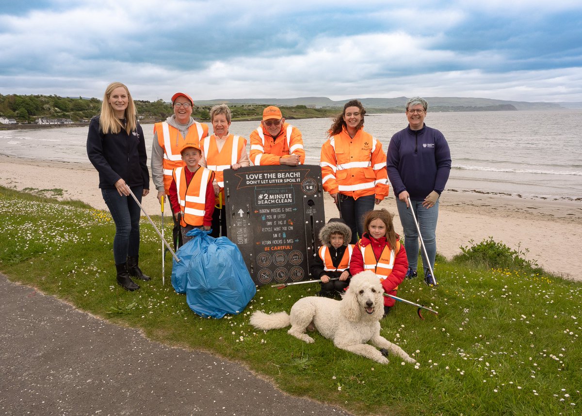 Eco Rangers NI and @mea_bc were delighted to install new #2minutebeachclean boards at Brown's Bay and Carnlough this week. Hoping these can help to keep these beautiful areas clean and tidy for all to enjoy this summer! 💕