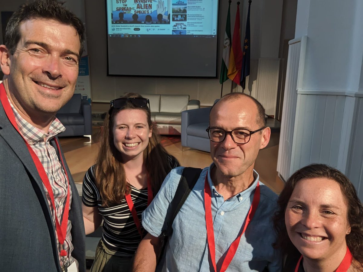 That's a wrap! Two days learning about all the amazing @LIFEprogramme projects on #invasives taking place all around Europe. Thanks a lot to @IUCN_Med and @LifeInvasaqua for organising. Lovely to work with @wildlifeinwater, Katie and @scaleric @IUCN_ISSG.