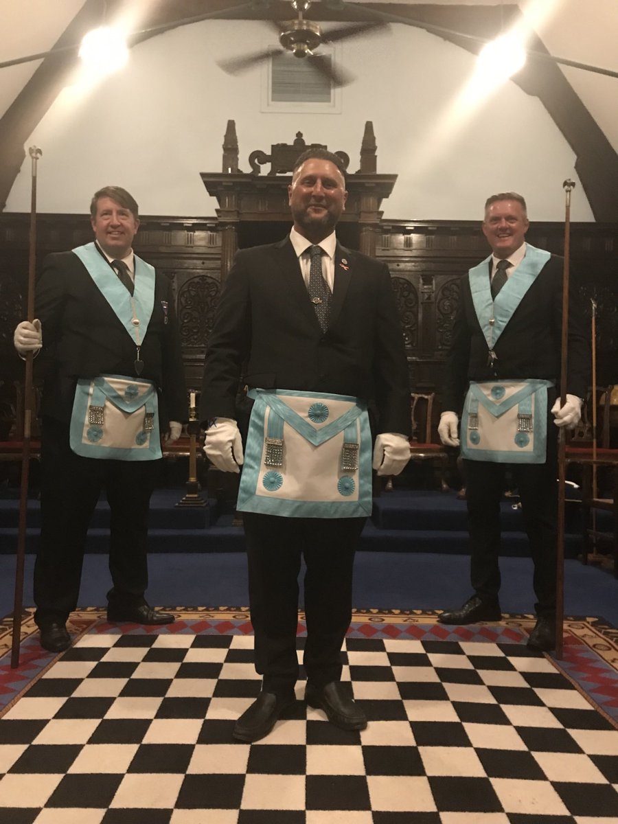 Our latest Master Mason , by about an hour! - Bro. Dan