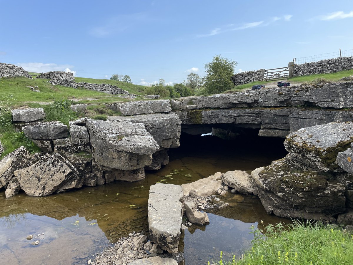 tim_hedleyj's tweet image. Another training walk for my @RailwayChildren #threepeakschallenge - Bowes Moor nr the A66 - a thatched cottage, abandoned chemical weapons store, God’s Bridge and the disused Stainmore Railway