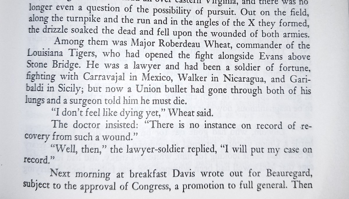 From Shelby Foote's account of the Battle of First Manassas.