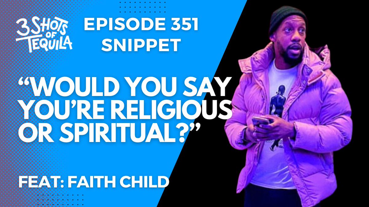 thisis3shots's tweet image. “Would you say you’re religious or spiritual?”

#3ShotsOfTequila

📺: youtu.be/CV8tP2Q3164