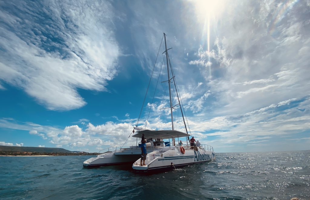 HBrGuardalavaca's tweet photo. Join us on a #CatamaranTrip and experience the beauty of the Caribbean Sea like never before. To our #ReturningGuests, thank you for keep on choosing Brisas Guardalavaca as your holidays destination. We are thrilled to have you on board one more time! #Marlin
#BrisasGuardalavaca https://t.co/TNEZSlPCkc