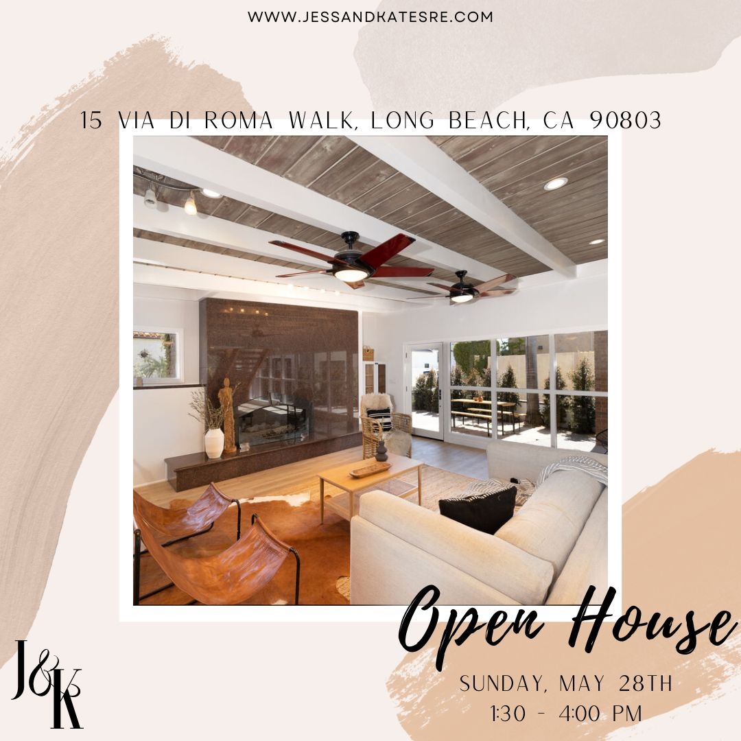 Drop by our open house this coming Sunday, May 28th from 1:30 - 4:00 PM. 🏡💰

📲 Call us at 310-913-8112 or send us a DM 📥

#JessAndKateSRE #SellRealEstate #larealestate #losangelesrealestate #hollywood #justlisted #openhouse #openviewing #hotproperty #longbeach #CARealEstate