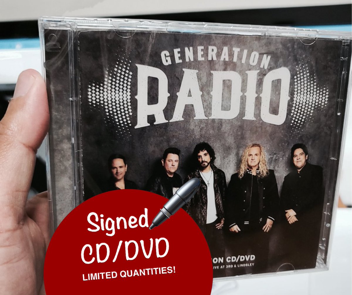 genradioband's tweet image. Psst... We're letting you in on a little secret🤫 Our merch store just received a limited stock of signed CD/DVD’s! Don't miss out, grab yours now! Visit generationradio.com/signed-merch-l… 🖊️💿

#GenerationRadio #LimitedQuanties #SignedMerch
