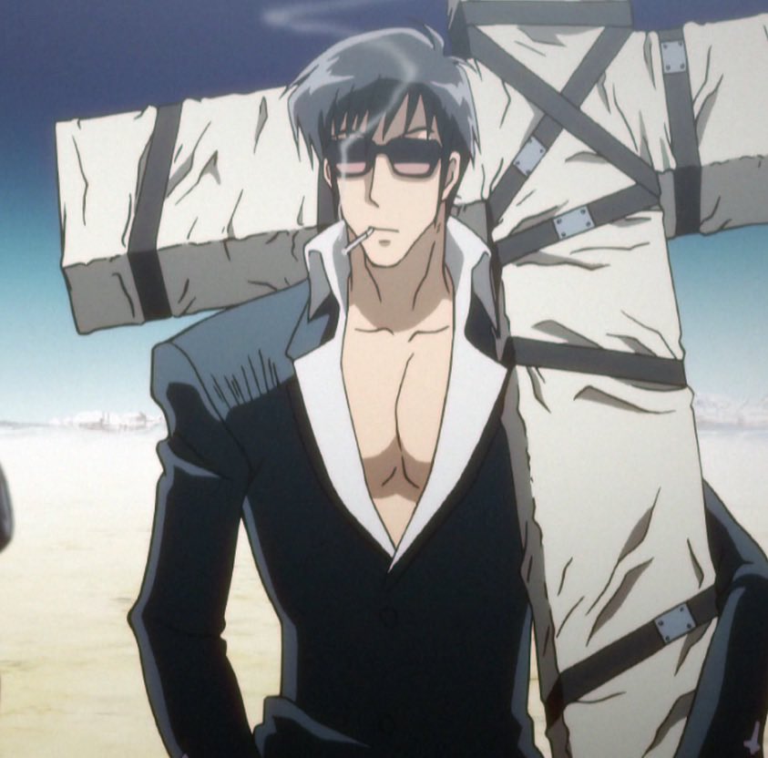 pushclouds's tweet photo. collecting this brand of wolfwood like pokemon cards https://t.co/y0sah7F9Ee