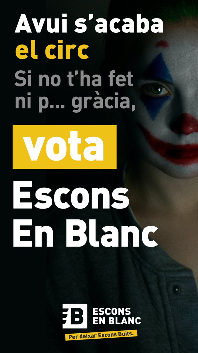 esconsenblanc's tweet photo. Si el proper 28-M votes a #Barcelona, #Cabacés/ #Cabassers, #Capmany/ #Campmany, #Girona, #Lladó / #LledódEmpordà #Lleida o #Tarragona, sempre que no tinguis cap partit q et representi, podràs deixar #EsconsBuits VOTANT A ESCONS EN BLANC, donant així, visibilitat al teu rebuig https://t.co/BH78s2uOHb