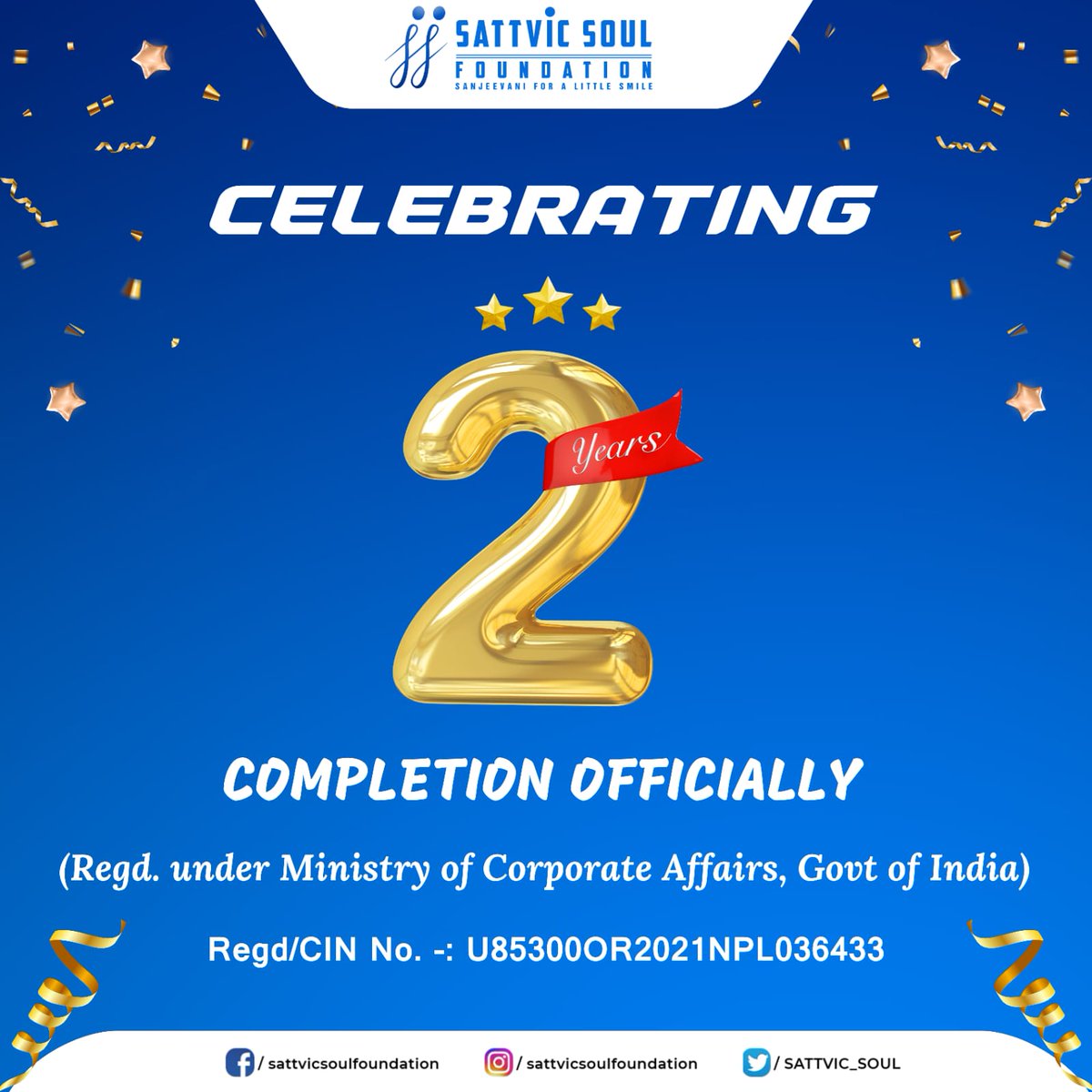 SATTVIC_SOUL's tweet photo. Team @SATTVIC_SOUL  is ecstatic to announce that we completed 2 years successfully and have become the largest and most successful social team in the eastern region of 🇮🇳. 

If u think u can, u will. Join us if u want to be part of the change !! 🫡

@Ssamal12345 @itsBiswajeet https://t.co/n5V95M0s4D