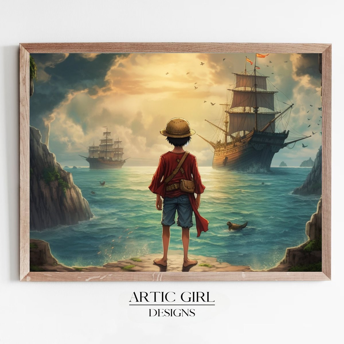 Excited to share the latest addition to my #etsy shop: DIGITAL PRINT - Monkey D. Luffy Art - Poster One Piece Print - Anime Art Print - Manga Art Print - Anime Gift Unisex - Luffy - Pirate Art etsy.me/3qeTHP3 #unframed #bedroom #comicsmanga #animeartprint #luff