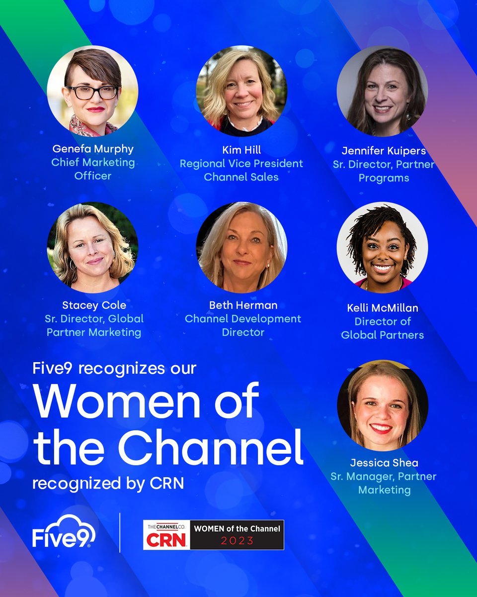 The @CRN Women of the Channel list honors exceptional women for their strategic vision, thought leadership and channel advocacy. This year #Five9 had 7 award winners. Congratulations to all of our Five9 women leaders!
spr.ly/6014O58Me