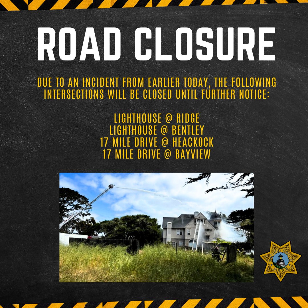 Pacific Grove Police tweet media