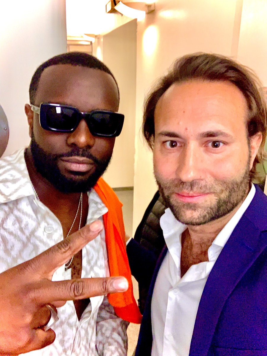 Très belle rencontre ce soir avec <a href="/GIMS/">G I M S</a>!  Un formidable artiste à l’humanité à la hauteur de son immense talent ! #GIMS