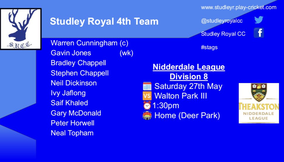 Studley Royal CC tweet media