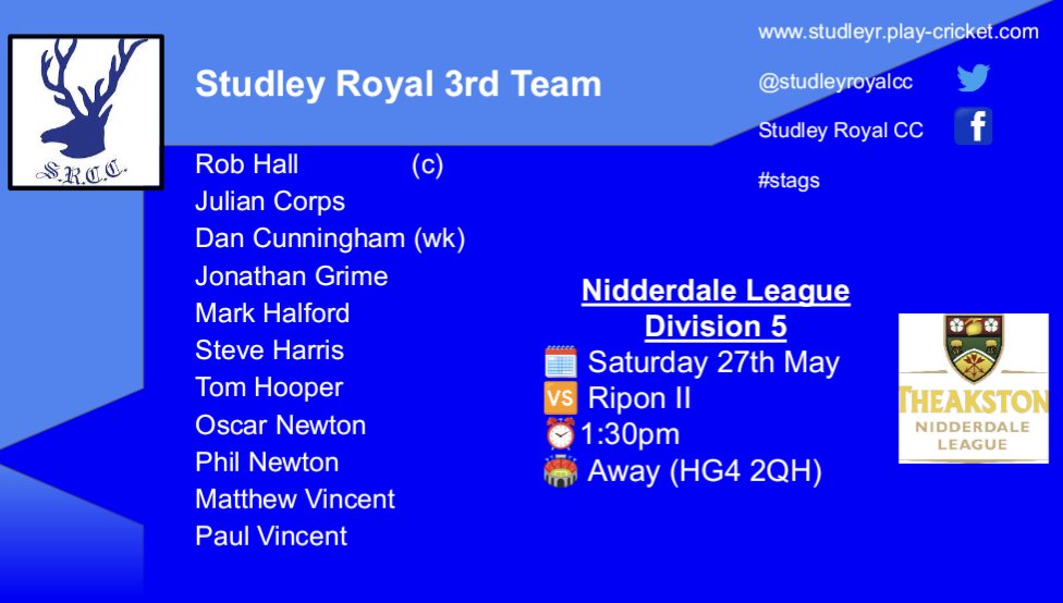 Studley Royal CC tweet media