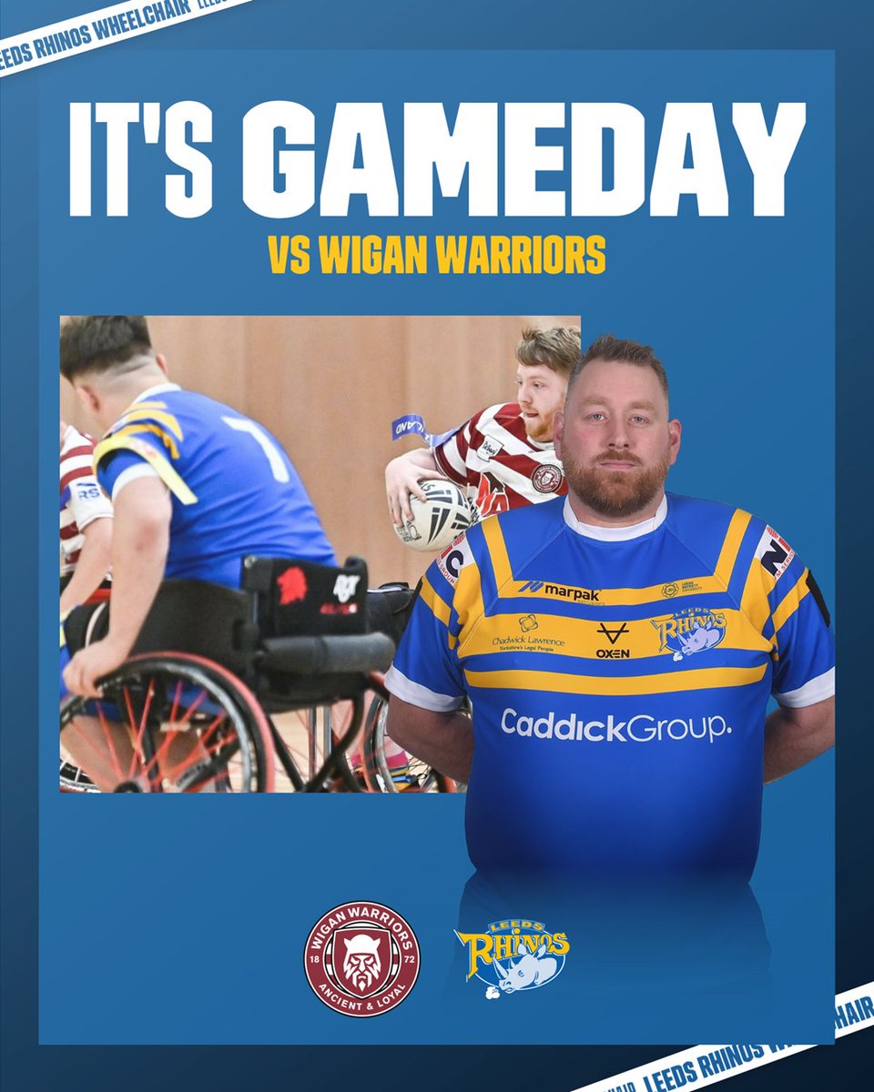 ♿| 𝕄𝕒𝕥𝕔𝕙 𝔻𝕒𝕪🙌

🆚Wigan Warriors
📍Robin Park Leisure Centre

Good luck to both our development & senior teams who take part in a special double-header today to showcase our sport🏉

This is our development team’s second ever game, following their 22-6 win last weekend💪