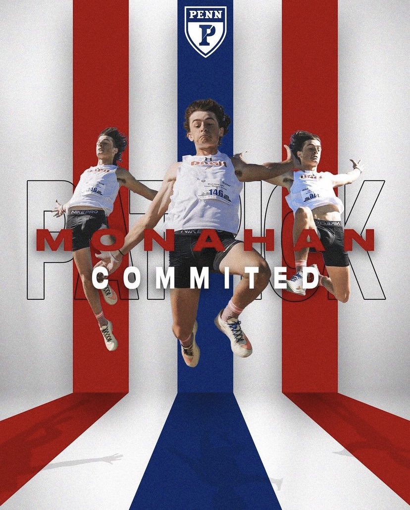 𝙋𝙖𝙩𝙧𝙞𝙘𝙠 𝙈𝙤𝙣𝙖𝙝𝙖𝙣 🏃➡️ 𝙐𝙣𝙞𝙫𝙚𝙧𝙨𝙞𝙩𝙮 𝙤𝙛 𝙋𝙚𝙣𝙣𝙨𝙮𝙡𝙫𝙖𝙣𝙞𝙖

Congrats <a href="/PackyMonahan/">Patrick Monahan</a>‼️