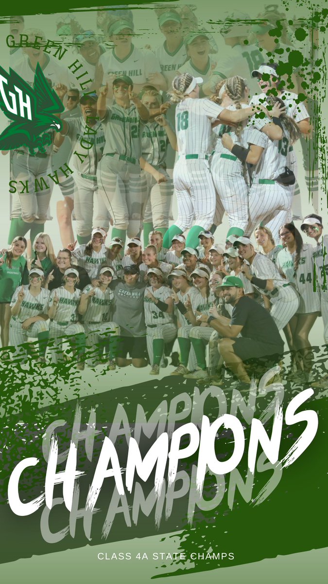 ✅ 44-2 Overall Record 
✅ District 9-4A Regular Season Champions
✅ District 9-4A Tournament Champions 

Wait for it… 

✅ CLASS 4A STATE CHAMPIONS #GoHawks #BuildtheHill