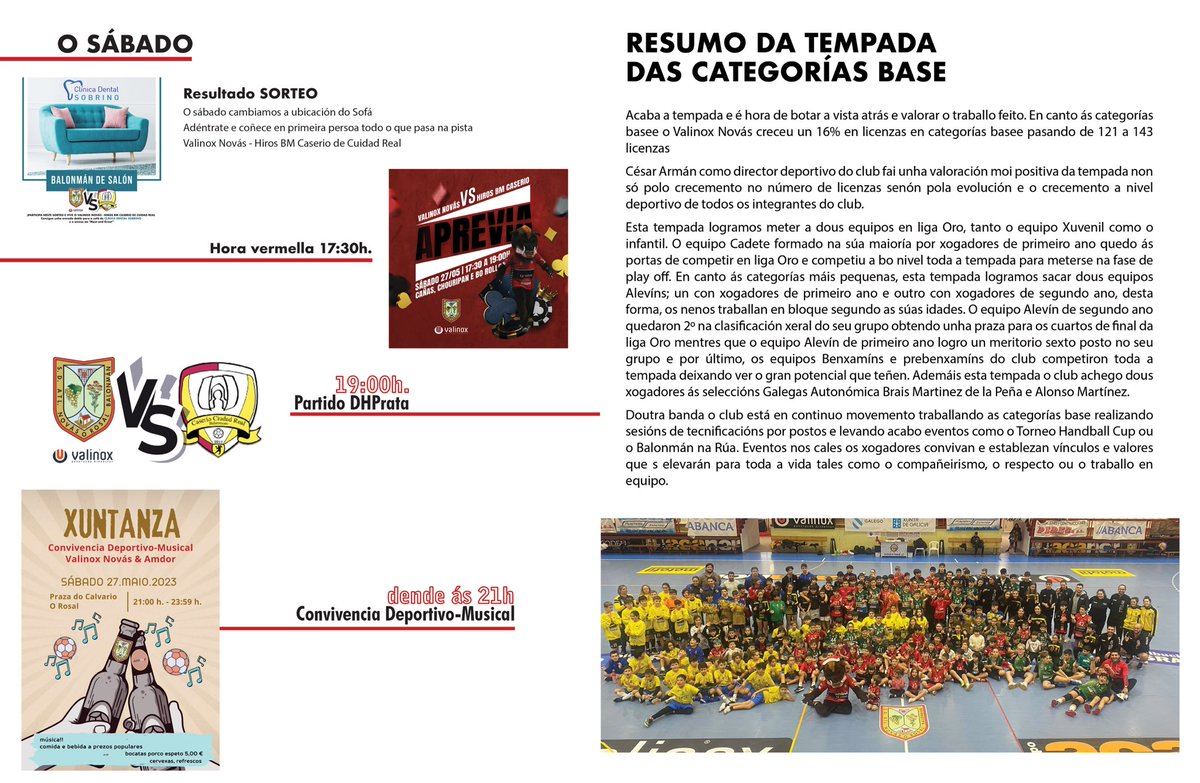 🐗📖𝗢 𝗗𝗜𝗔𝗥𝗜𝗢 𝗗𝗘 𝗖𝗔𝗧𝗔𝗙𝗜𝗡𝗧𝗢

▪️Cartel de Prata
▪️A previa
▪️Despedida Lloria
▪️Planning do sábado
▪️Resumo categorias Base
▪️Final do MVP Zona de Obra

Xa tes disponibles na web todas as edicións do Diario de catafinto da temp. 22-23 🤓