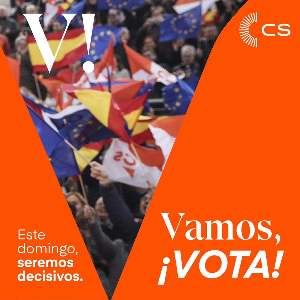 No hay voto más útil que el que representa lo que eres y cómo vives.

Si estás harto de las promesas incumplidas del bipartidismo y del ruido de los extremos, aprovecha la oportunidad que te brinda el #28M y #VotaCS

Si así lo decides, seremos decisivos #VamosVota