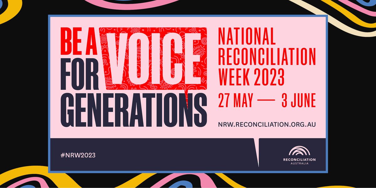 Today's the start of #NRW2023 and this year's theme is #BeAVoiceForGenerations 
Today also marks the anniversary of the successful 1967 Referendum bringing significant change for Aboriginal people.
Resources/events for this week can be found nrw.reconciliation.org.au