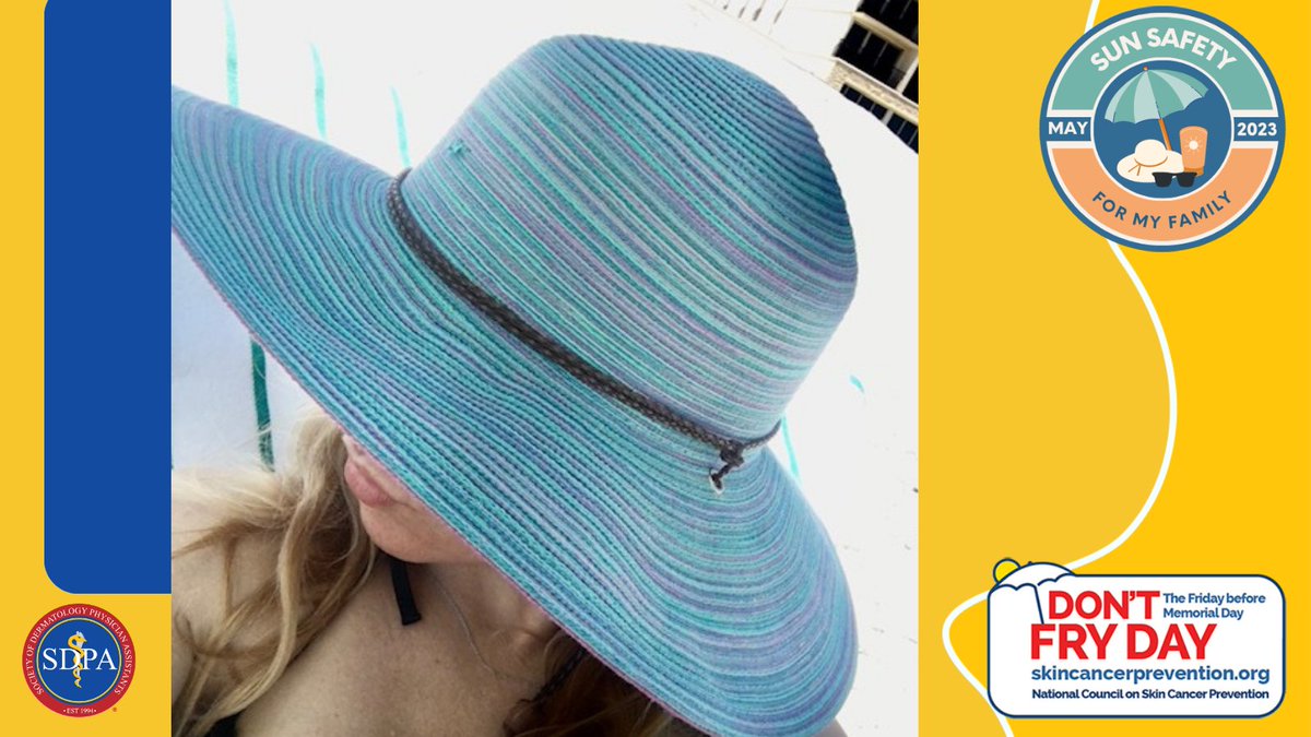 dermPA's tweet photo. Let’s kick off the summer right! As you enjoy the outdoors, remember to #usesuncreen, #reapplysunscreen and wear a hat! Today is #DontFryDay…join us in spreading the #safesun message. @skincancerprev https://t.co/wuSjqCHjH6 https://t.co/oiurkE5oU0