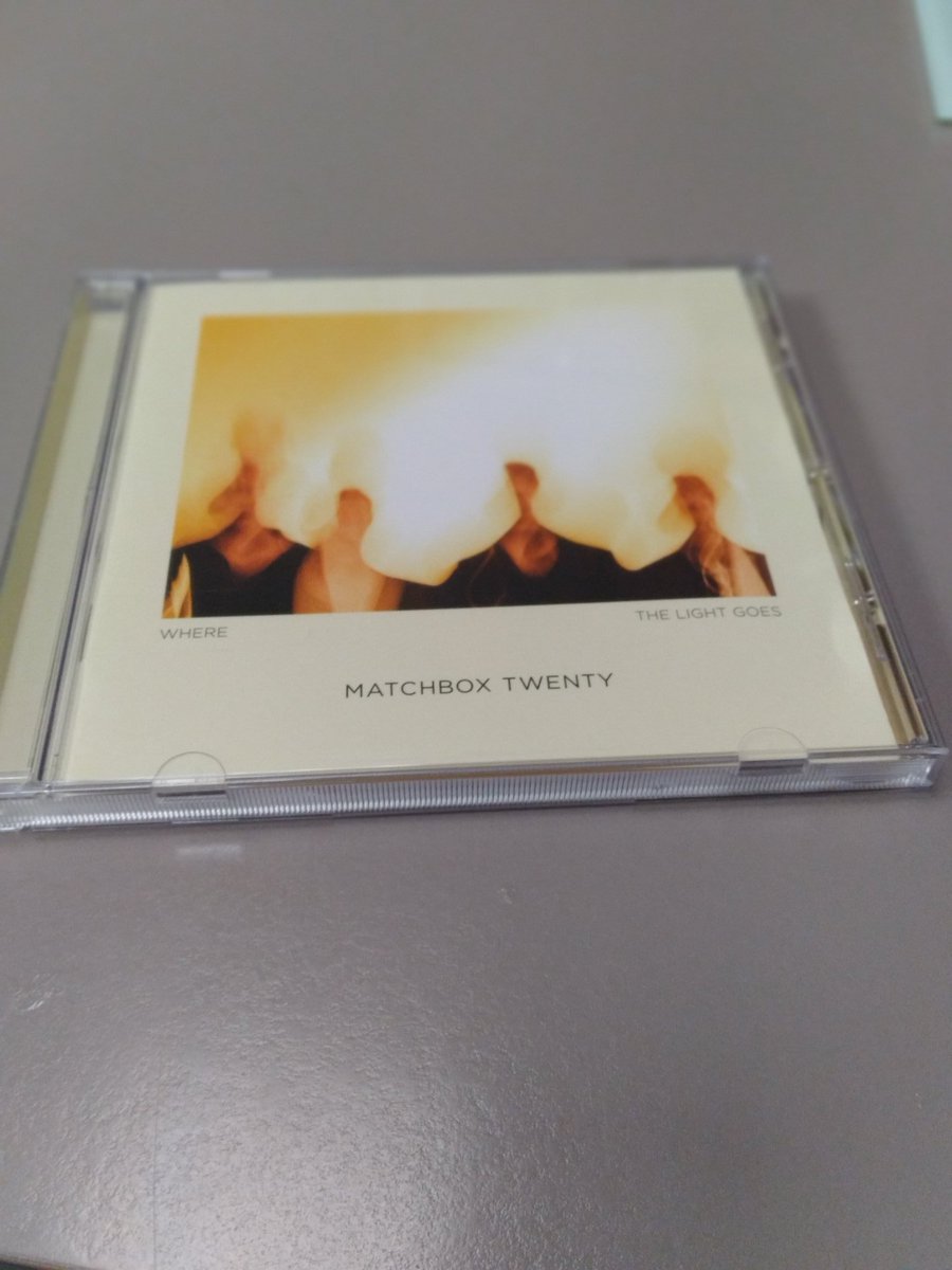 Got my copy of "Where The Light Goes"! ❤ #MatchboxTwenty