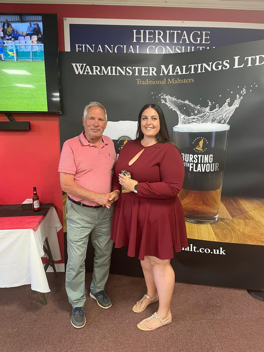 🏆 AWARDS EVENING 🏆

Supporter’s Player of the Year - Abi Footner

Up the #RedAndBlacks 🔴⚫️