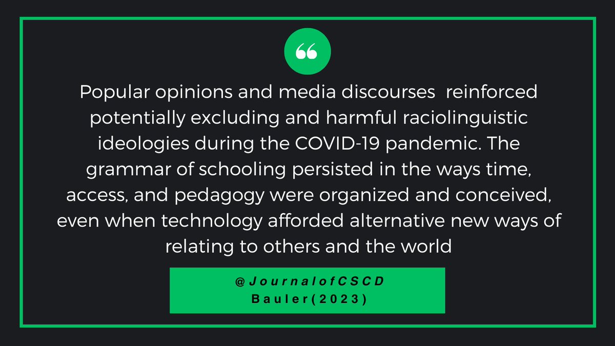 Journal of Critical Study of Comm. and Disability tweet media