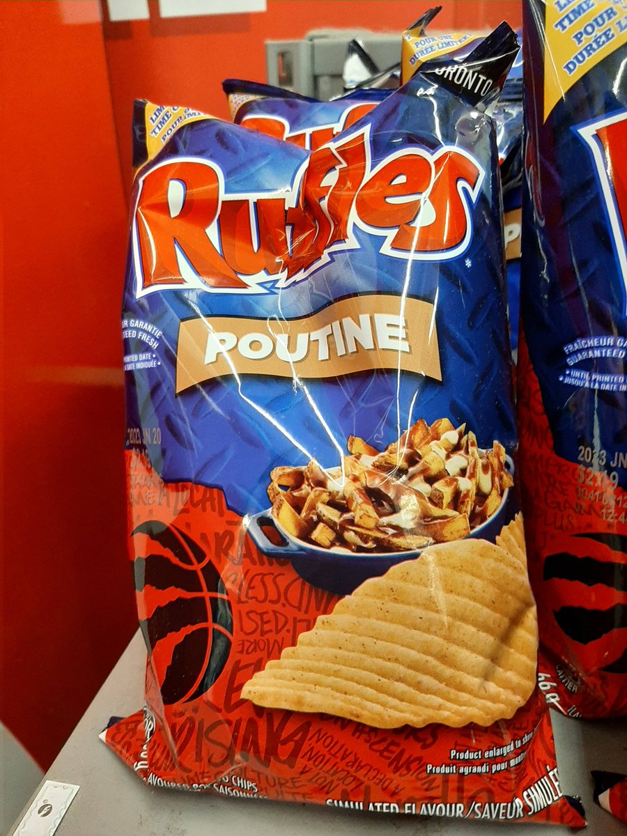 Seen at Walmart: poutine-flavoured potato chips. #potatochips #crisps #poutine #HaHa