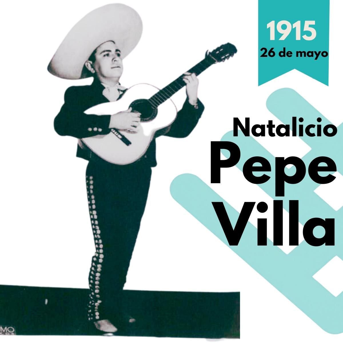 Un día como hoy 26 de Mayo de 1915 nació Pepe Villa artista musical mexicano reconocido por  estandarizar en los años 50 el uso de doble trompeta en la música de mariachi moderno. 
#sabiaque #museo #tequila #mezcal #mutem #garibaldi #pepevilla #dondeir #cdmx #vacation #mex