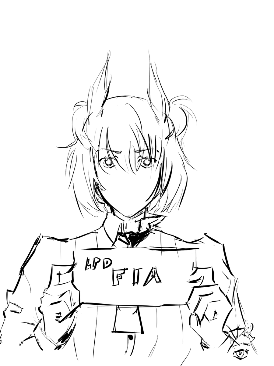 doe_fifth's tweet photo. @jellysheepie  the concept of a fia/mostima redraw is soooooo good here's a wip https://t.co/HRoxBYMhFg