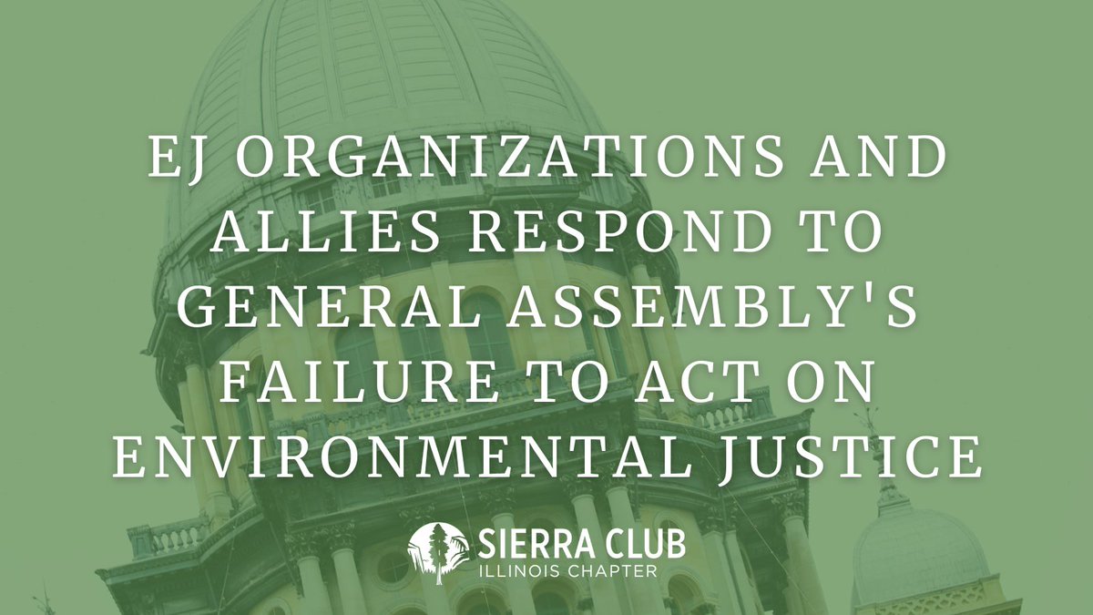 SierraClubIL's tweet photo. After missing multiple opportunities to protect environmental justice communities across IL, the General Assembly yesterday passed HB2878 &amp; HJR23, which will bring new vehicle traffic &amp; diesel pollution to Chicago communities.

Read our joint statement: https://t.co/Ekx3x2loQ1 https://t.co/9J8p8eSsQ6