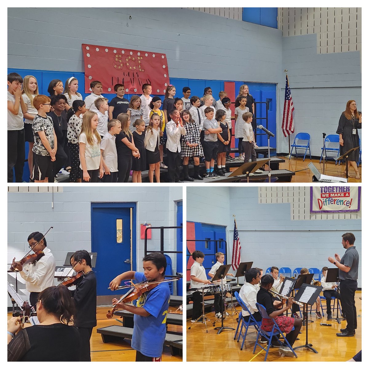 SpringCityRAMS's tweet image. Third and fourth grade students gave a stellar band, orchestra, and choral performance to our families #smallachoolbigheart