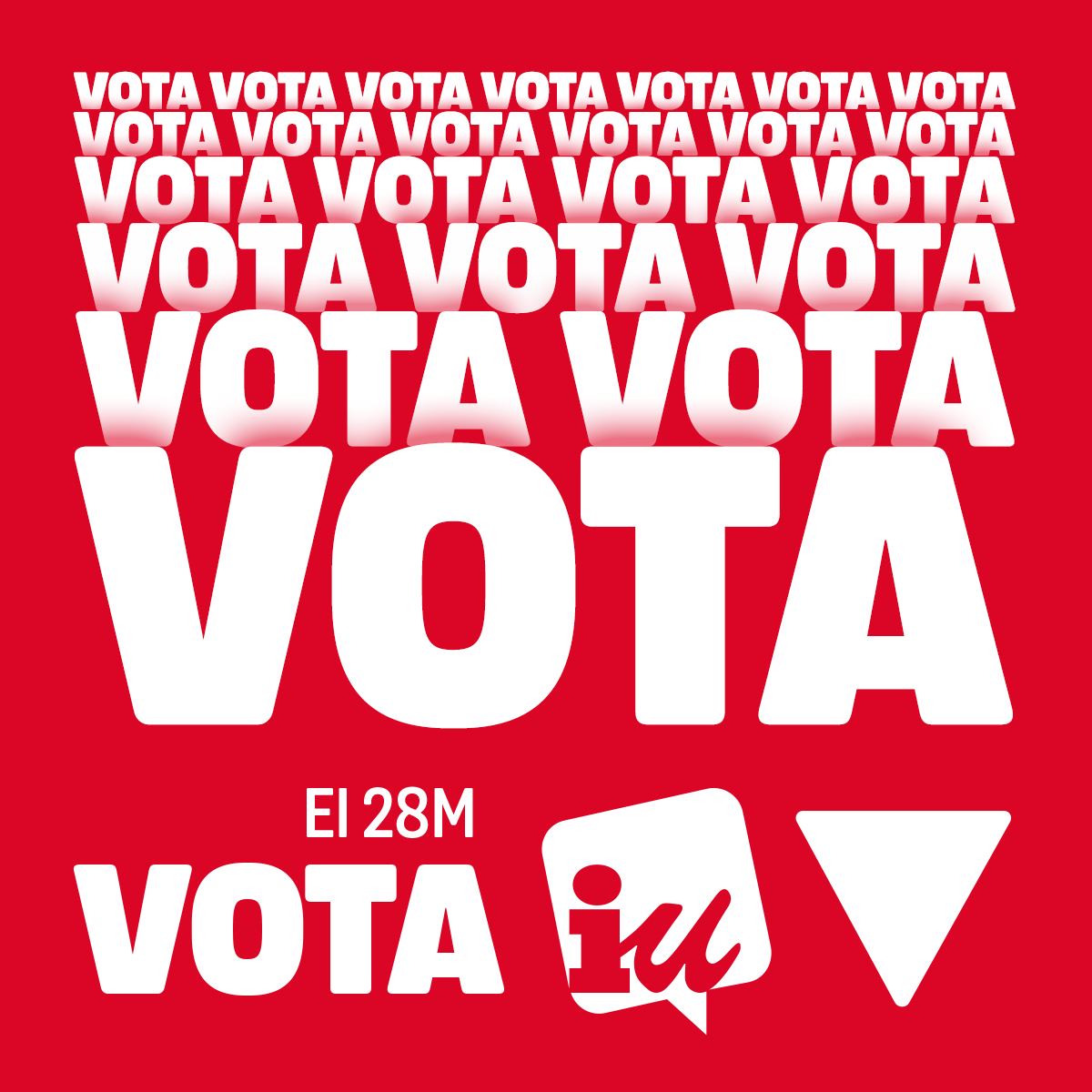 Porque #CuidamosLoCercano, el 28M #VotaIU y sus confluencias. 🔻🔻🔻 📲 Twitter | Instagram