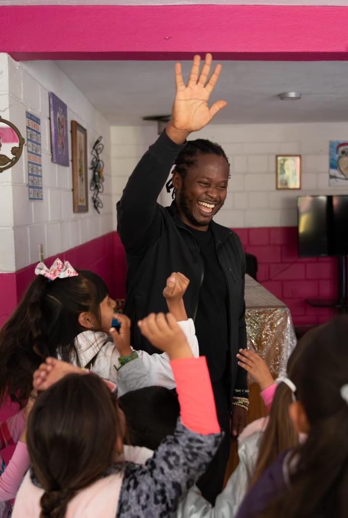 IshmaelBeah's tweet photo. I’ve just returned from Tijuana where I visited UNICEF-supported shelters to meet families displaced by violence in Mexico.   One third of those fleeing their homes are children.  
 
@UNICEF @UNICEFMexico https://t.co/TpFu0z6KmS