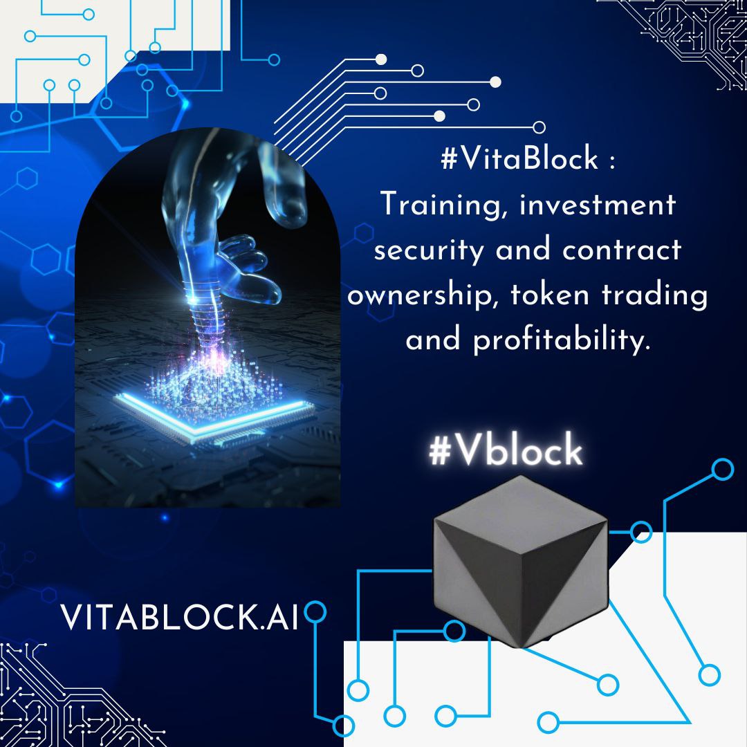 Dora_tarama's tweet photo. Say no to scams and fraud with @VitaBlock AI! Our community-backed trust aims to protect the crypto ecosystem with blockchain AI protocols and education!

#VitaBlock #VBlock #VB $VBlock 
 
@VitalikButerin 

https://t.co/p4ZJLr2zFd

#Crypto #ETH #NFTCommunity #EMArmy https://t.co/9SNmRZ3mwp