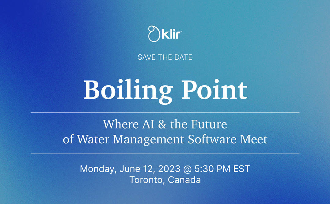 Witness the future of AI &amp; water technology! Join us at @AWWA ACE 2023 in Toronto, where we will present our latest vision for how breakthrough technology will shape the future of this industry. Request a spot for our reveal on June 12: hubs.li/Q01Rphss0 #WaterUtility