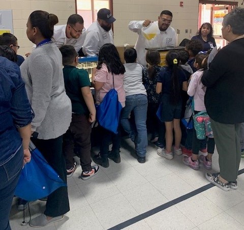 Educating our youth! The EPWater Environmental Compliance & Industrial Pretreatment department has made appearances at local schools, teaching kids how to #DefendYourDrains! Unflushables, like cotton swabs and wipes, can cause issues for our wastewater system.