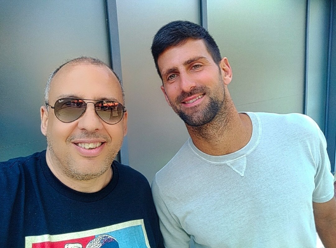 Sorry for my unaligned teeth
Novak and myself in Belgrade
Unforgivable moment.