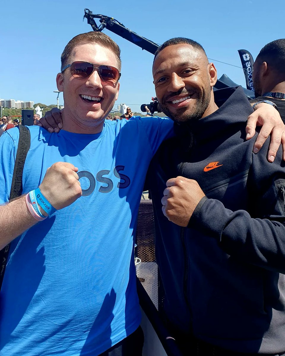 With @SpecialKBrook in Bournemouth with @SkySportsBoxing @boxxer @HennessySports #kellbrook #weighin #OkolieBillamSmith #Bournemouth #skysportsboxing