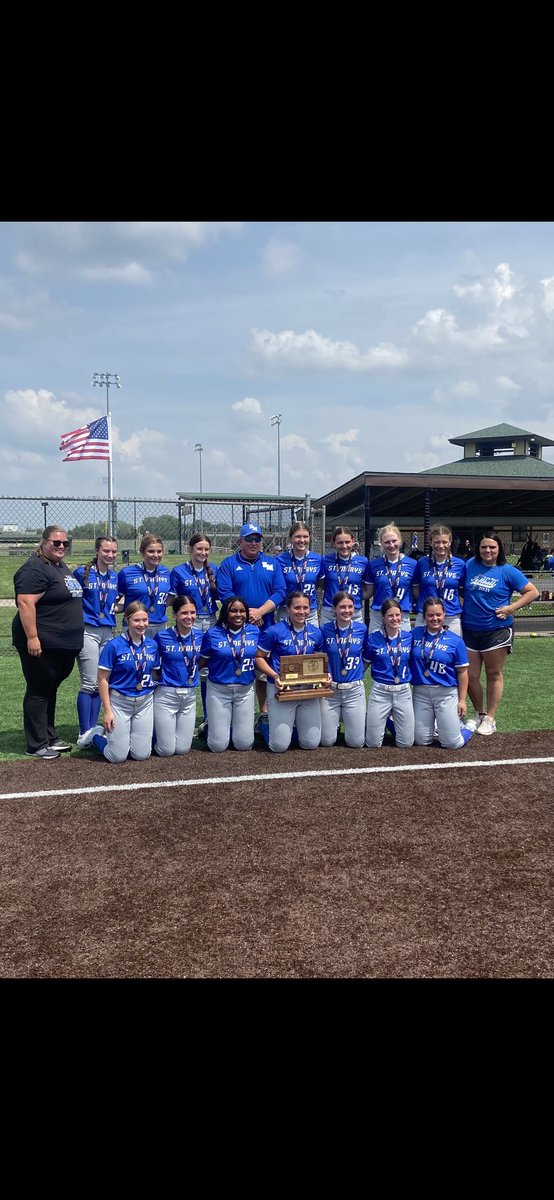 coachflax14's tweet image. The St. Marys Lady Bears softball team finishes their season as the 2-1A state runner-up.  Congratulations on a great season!