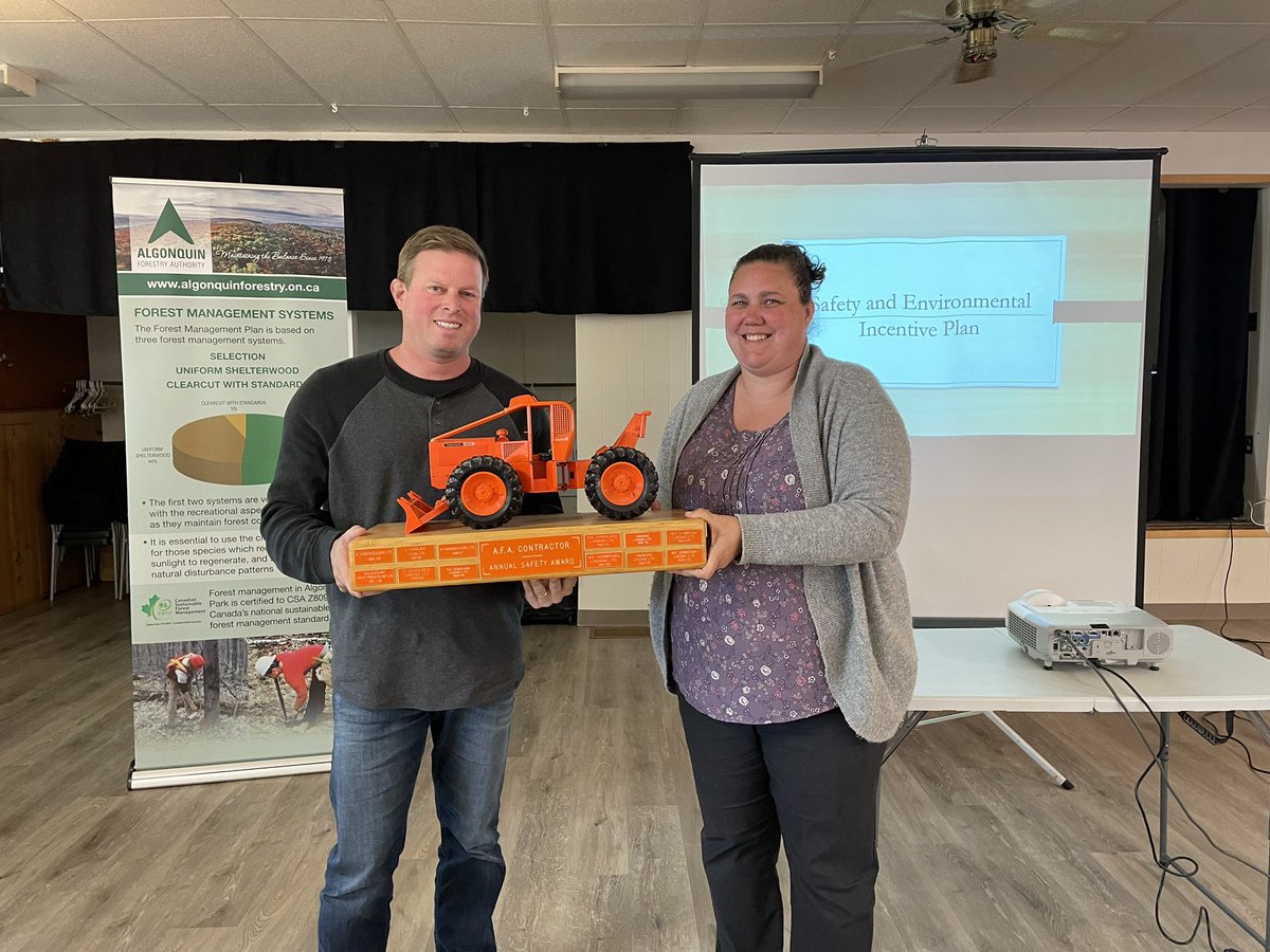 Congratulations to Mieske Forestry Inc. for winning the AFA Contractor Safety Award for 2022! 🌲