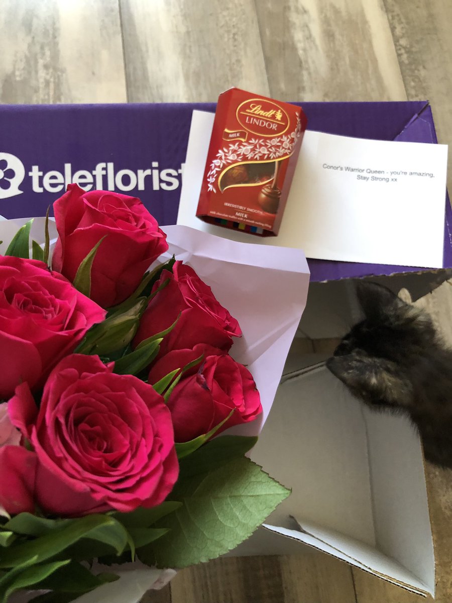 smstefania's tweet photo. Who ever sent me this gorgeous box this morning, THANK YOU SO MUCH!!!
You made my day, and I felt really loved xx

Ps kitten not included… being so stressed lately, I haven’t got the time to introduce the new member of our family, Phoebe 🐈‍⬛ https://t.co/qOiVmtk9d2