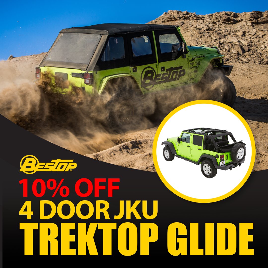 Offer ends June 9th! 
Shop Now > bestop.com/glide-sale/

#bestop #trektopglide #jeep #sale #jeeplife #jeepnation #openair #adventure
